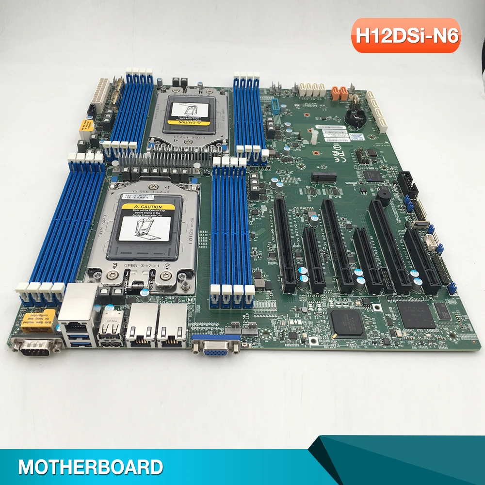 H12DSi-N6 Two-way Server EATX Motherboard Chipset 7002/7003 Series Supports Pcie4