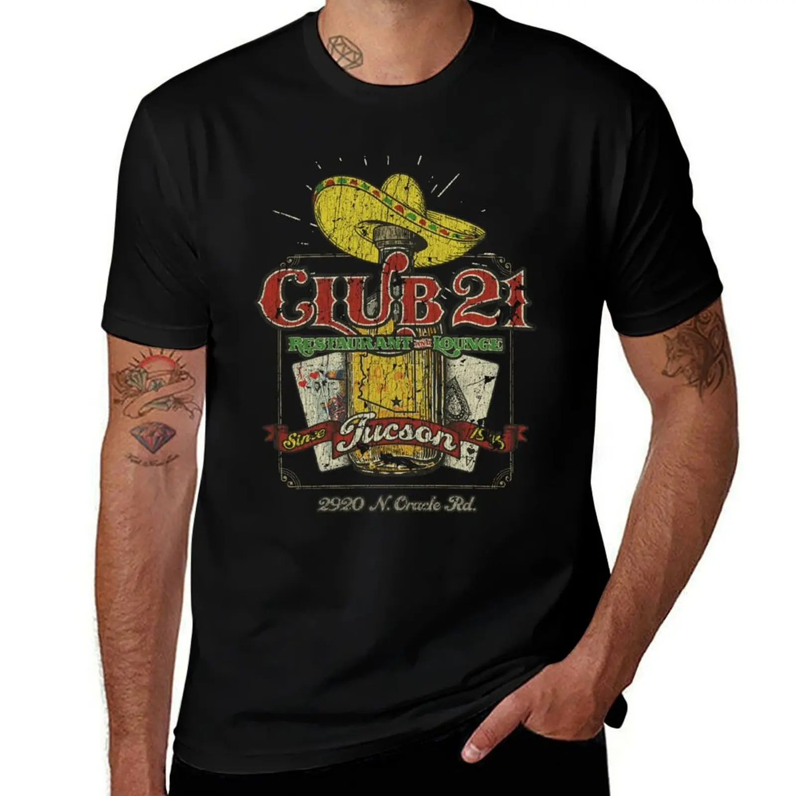 Club 21 Tucson T-Shirt High Elasticity Sports T-Shirt