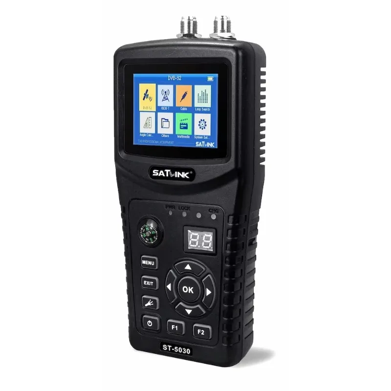 2025Satlink DVBS/S2 H.264  HD Digital TV Satellite ISDBT Decoder Signal Finder st5030
