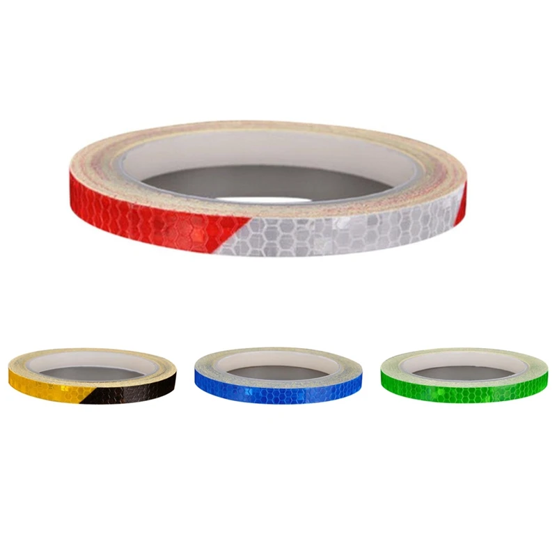 Reflective Tape Fluorescent Mtb Bike Bicycle Cycling Mtb Reflective Stickers Adhesive Tape Bike Stickers Bicycle Accessories