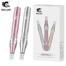 Ferramenta sem fio do cuidado da pele de Microneedling Derma Pen L1 com dois cartuchos de 36 pinos