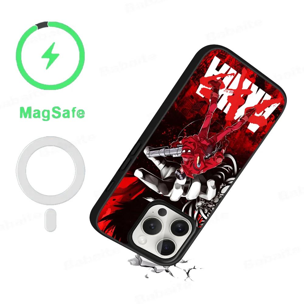 Akira Anime Phone Case Magnetic Case For IPhone 16 14 13 12 11 15 Pro Max Plus For Magsafe Wireless Charge Cover