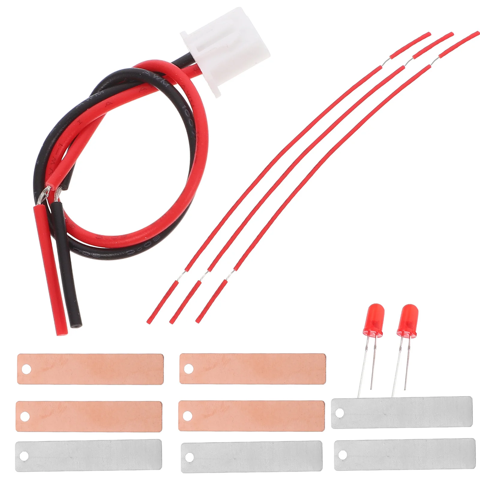 

2 Sets Zinc Copper Slice Potato Lemon Experiment Electric Circuit Kit Electrical Toy Experimental