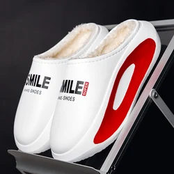 Men's and Women's Cotton Shoes New Winter Plush Cotton Slippers Fashion Trend EVA Lightweight Sole Lazy Shoes Brand  Home Shoes