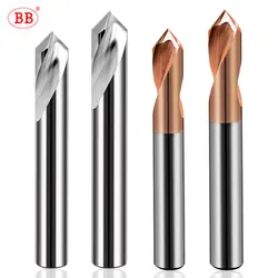 BB NC Spot Drill HSS Carbide Stub Center Bit 60 90 120 Degree 1-20mm Chamfer Location Prepare Guide Pilot Hole CNC Machine Tool