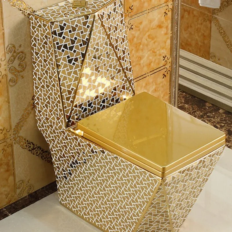 

Ceramic sanitary ware commode bathroom water closet gold king toilet