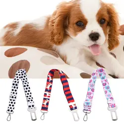 Adjustable Safety Seat Belts Leash Cat Harness Lead Pet Travel Supplies Seatbelt Dog Car Seat Belt Travel Clip