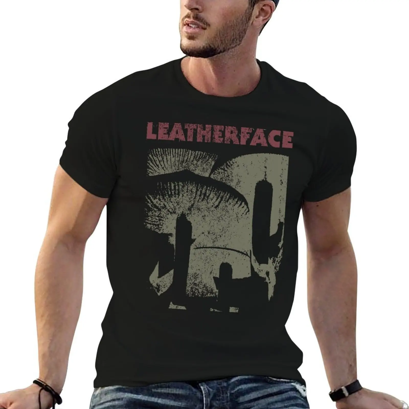 

Leatherface - Mush T-Shirt man t shirt summer t shirts for man pack cotton T-Shirt