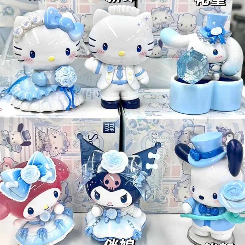 

Genuine Toptoy New Sanrio Romantic Wedding Series Trendy Toy Surprise Blind Box Figures Model Ornament Cute Girl Birthday Gifts