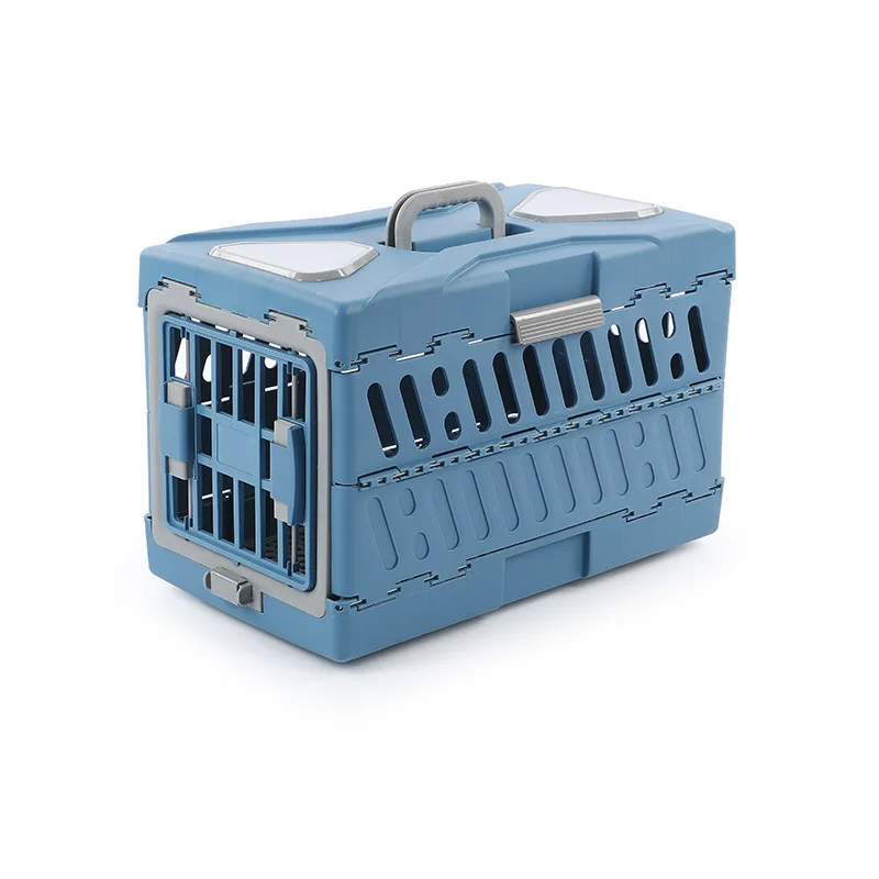 

Pet Transport Box Pet Carrier Cage Wholesale Travel Dog Transport Box Plastic Dog Carrier for Sale