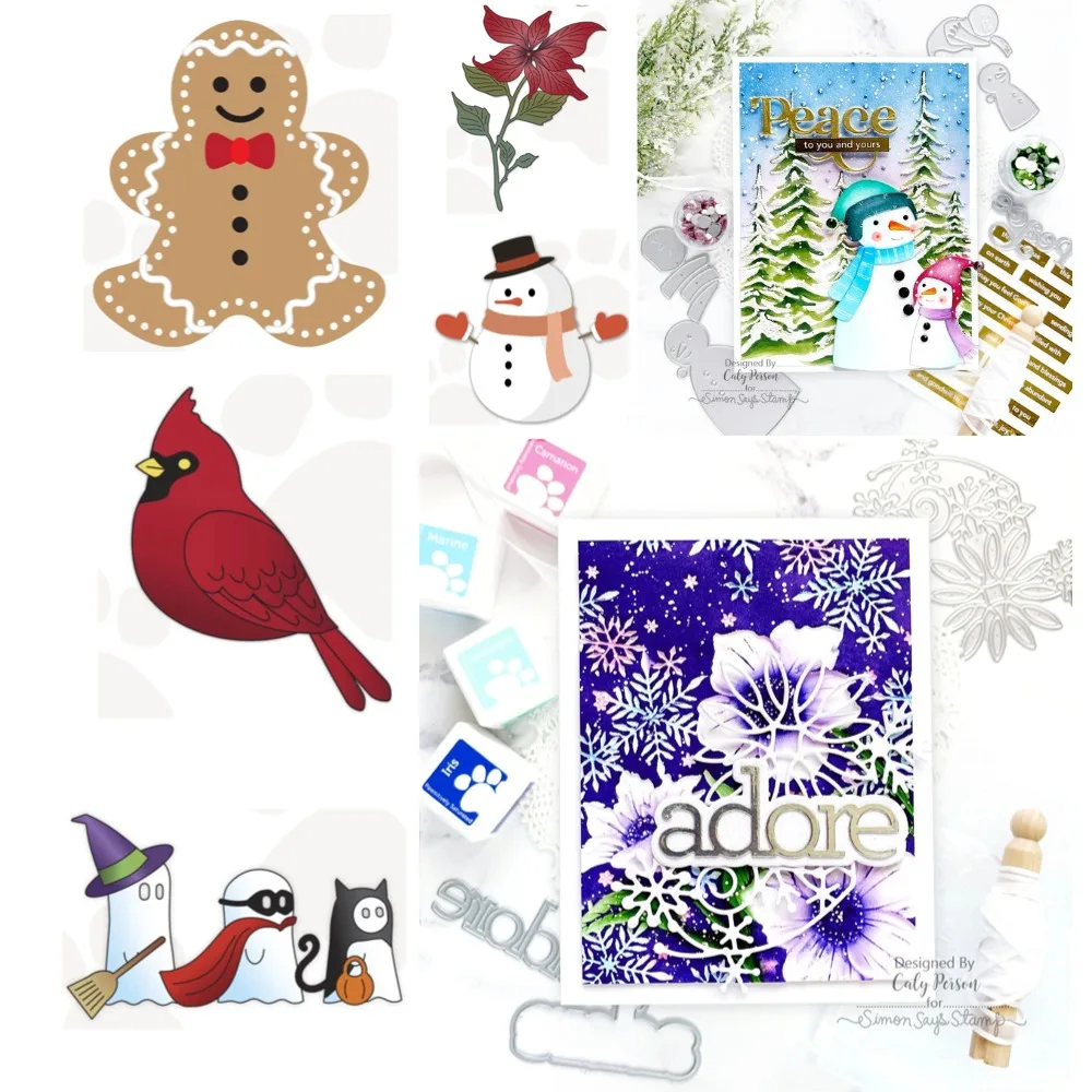 

2025 Halloween Metal Cutting Dies for DIY Scrapbooking Crafts Dies Cut Stencils Maker Photo Album Template Handmade Decoration