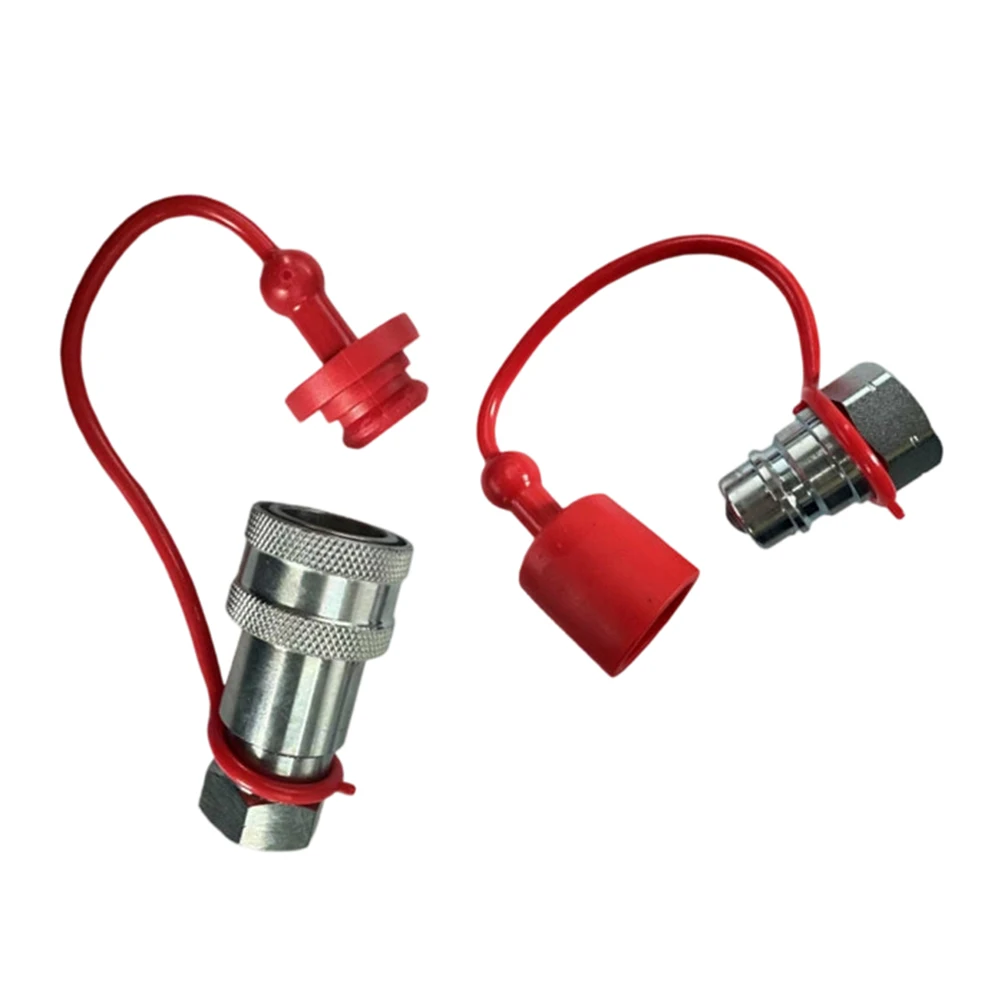 Strong Carbon Steel Couplers Quick Connect 1 4 NPT for tractor for Quick Connect 3600 PSI Working Pressure 7.9 GPM Nominal Flow