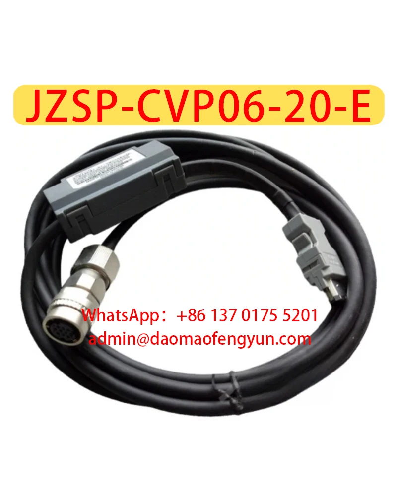 Brand New JZSP-CVP06-20-E 20-meter servo motor encoder connection cable with battery box Fast shipping