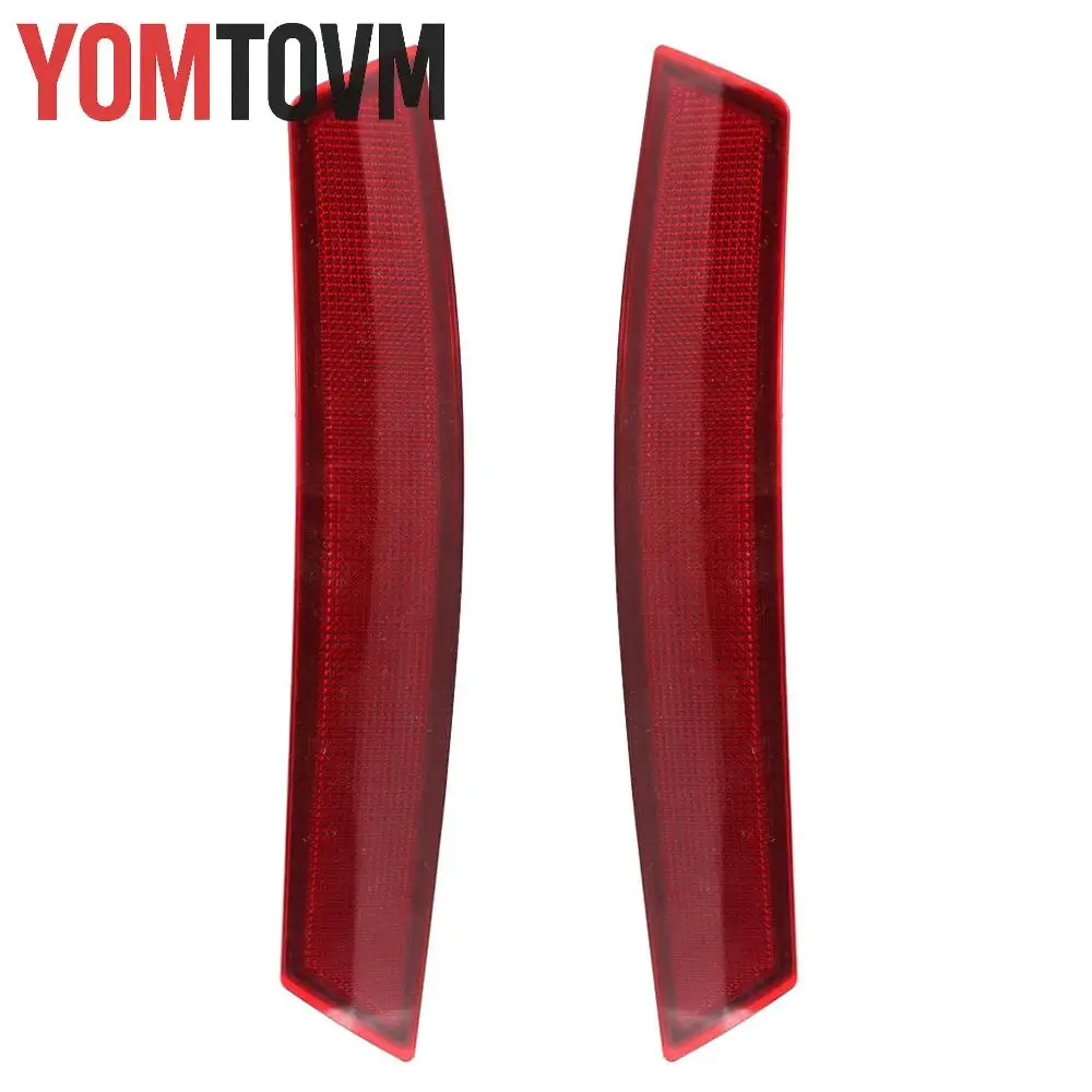 Red Rear Bumper Reflector Left Driver Side ABS Exterior Trim Car Accessories for Mercedes-Benz ML-Class ML320 ML350 ML550
