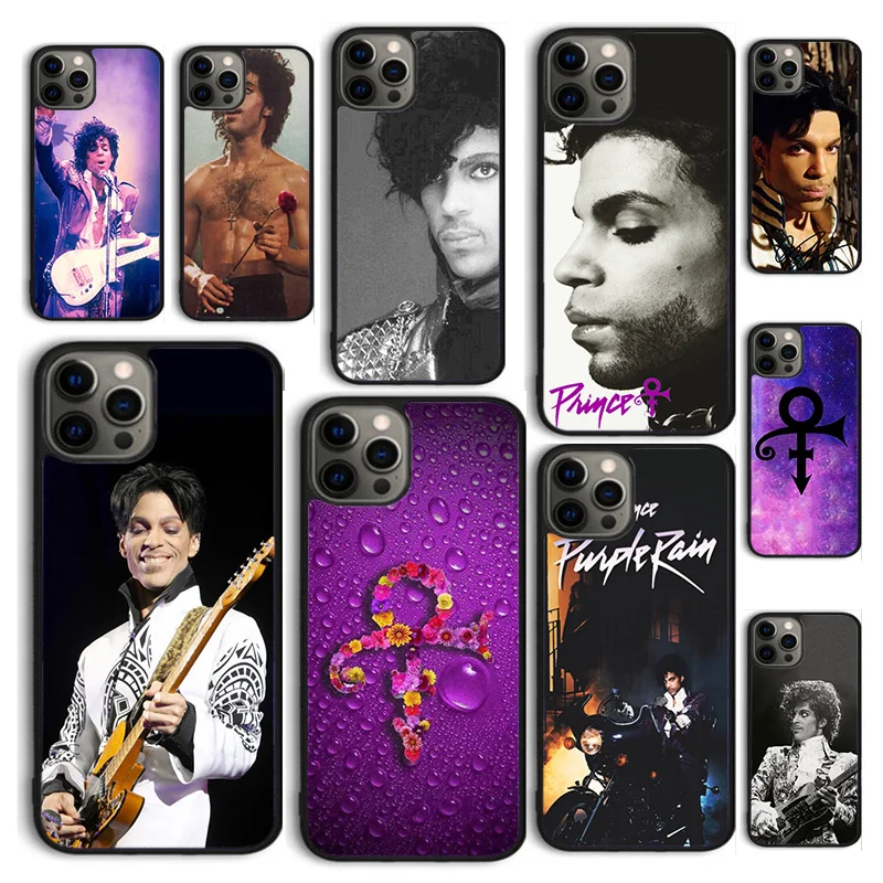 Pop singer Prince Rogers Nelson Design Phone Case Cover for iPhone 16 15 12 mini 11 13 14 Pro Max SE 2020 6S 7 8 Plus Coque