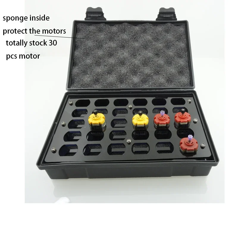 self made mini 4wd stock boxes motor box can stock 30pcs mini 4wd motors with sponge inside for protecting the motors 324 store