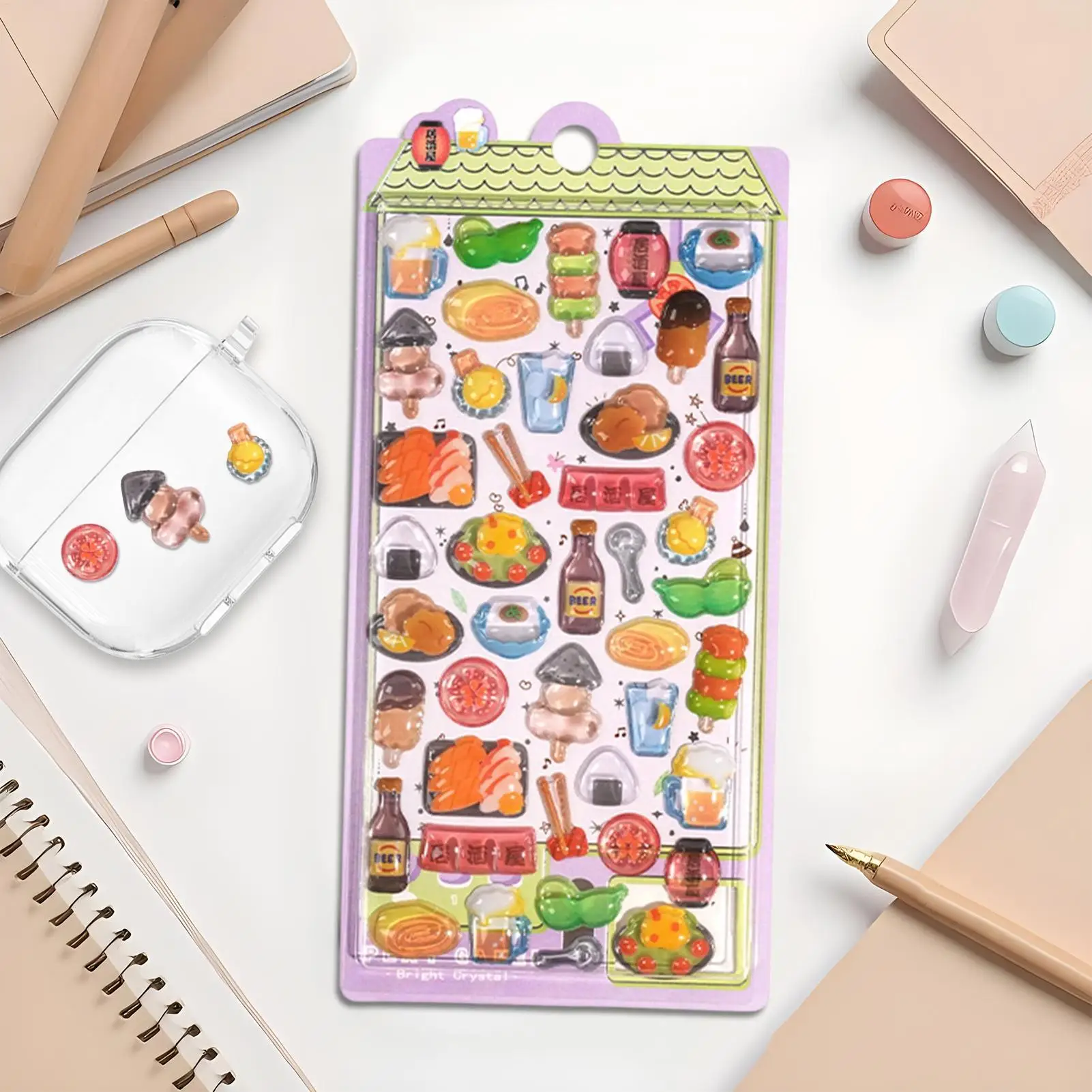 ملصقات ثلاثية الأبعاد على الطراز الياباني، شارات حساب يدوية، شارات حساب يدوية للطلاب، الفنانين، المعلمين، جمع الأطفال، المصممين #4