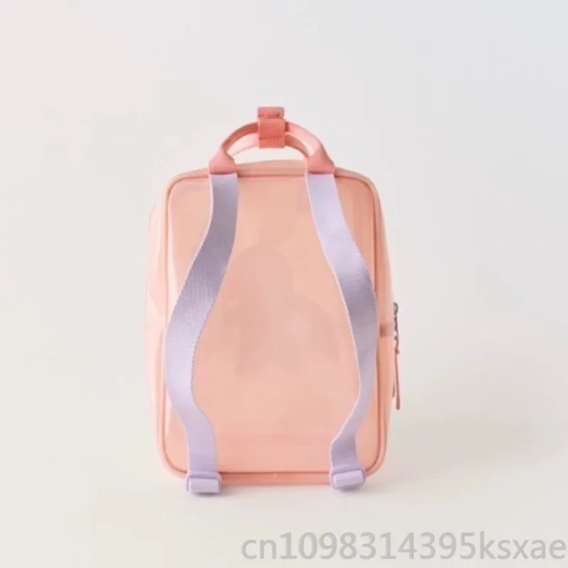 Disney Stitch Mini Backpack Clear Transparent Cartoon School Bag for Girls Kids
