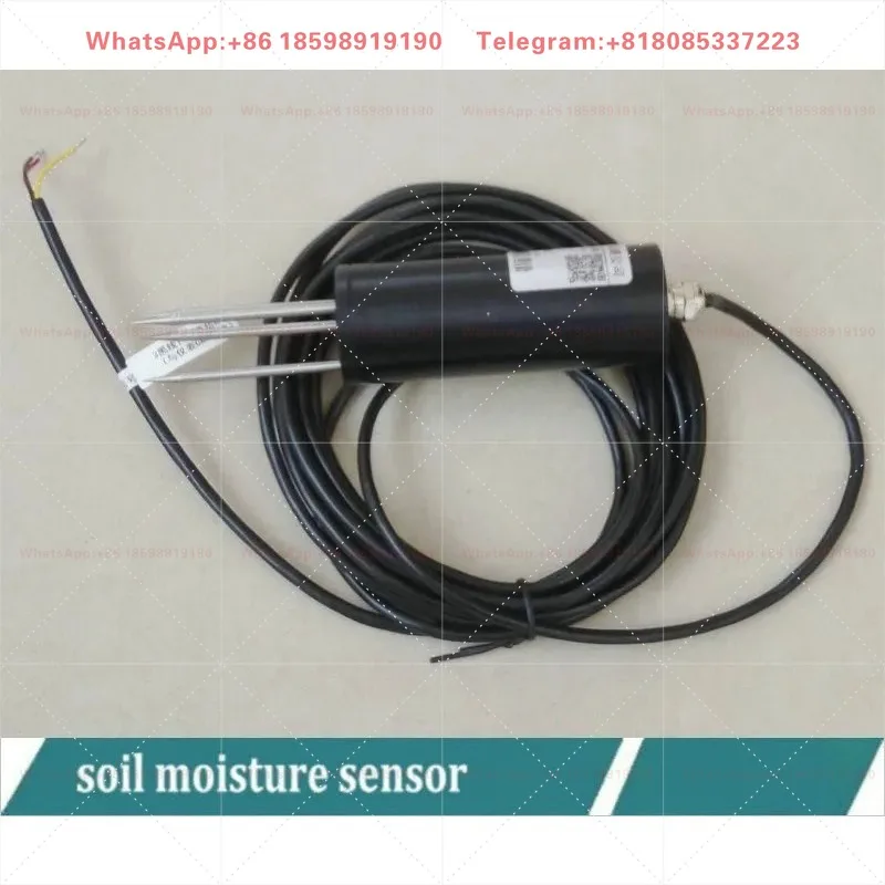 12V Powered Soil Moisture Content Sensor 4-20mA Analog Output Agricultural Soil Humidity Measuring Transmitter