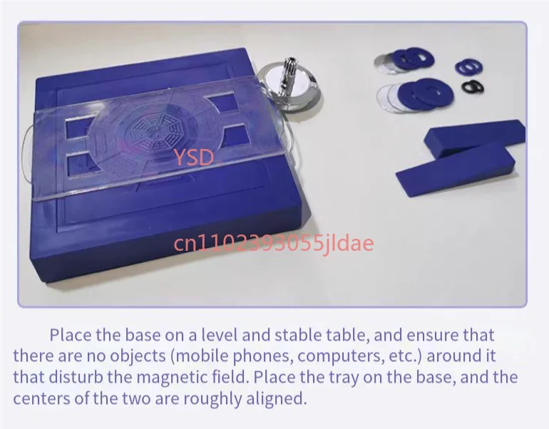 Force Magnetic Phenomenon Teaching Tool Magnetic Levitation Gyroscope Model