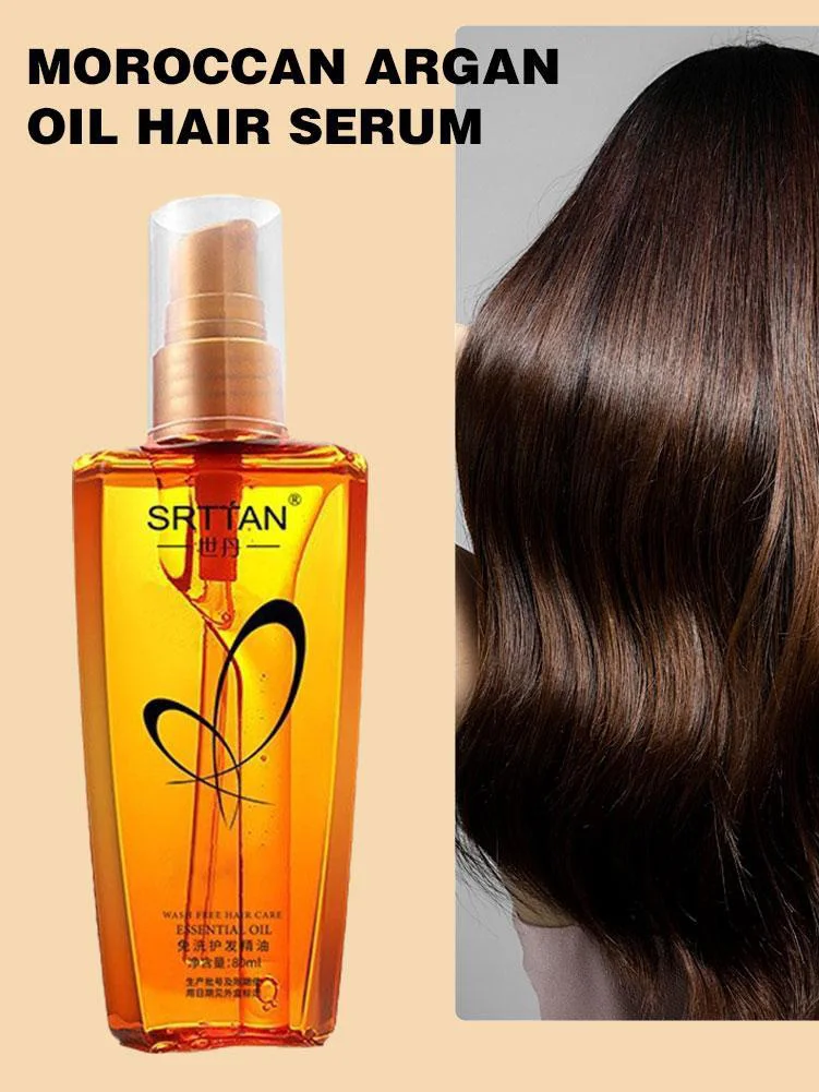 

1PC Essential Oil Hair Care No-Wash Soft Non-Greasy Hair Oil Suitable for All Hair Types