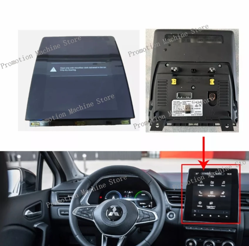 

CID09AC-RFH OEM ПОДХОДИТ ДЛЯ RENAULT ARKANA 2020-24 ГОЛОВКИ ЖК-дисплея СЕНСОРНЫЙ ЭКРАН NAV ЗАМЕНА ДИСПЛЕЯ 9,3 дюйма