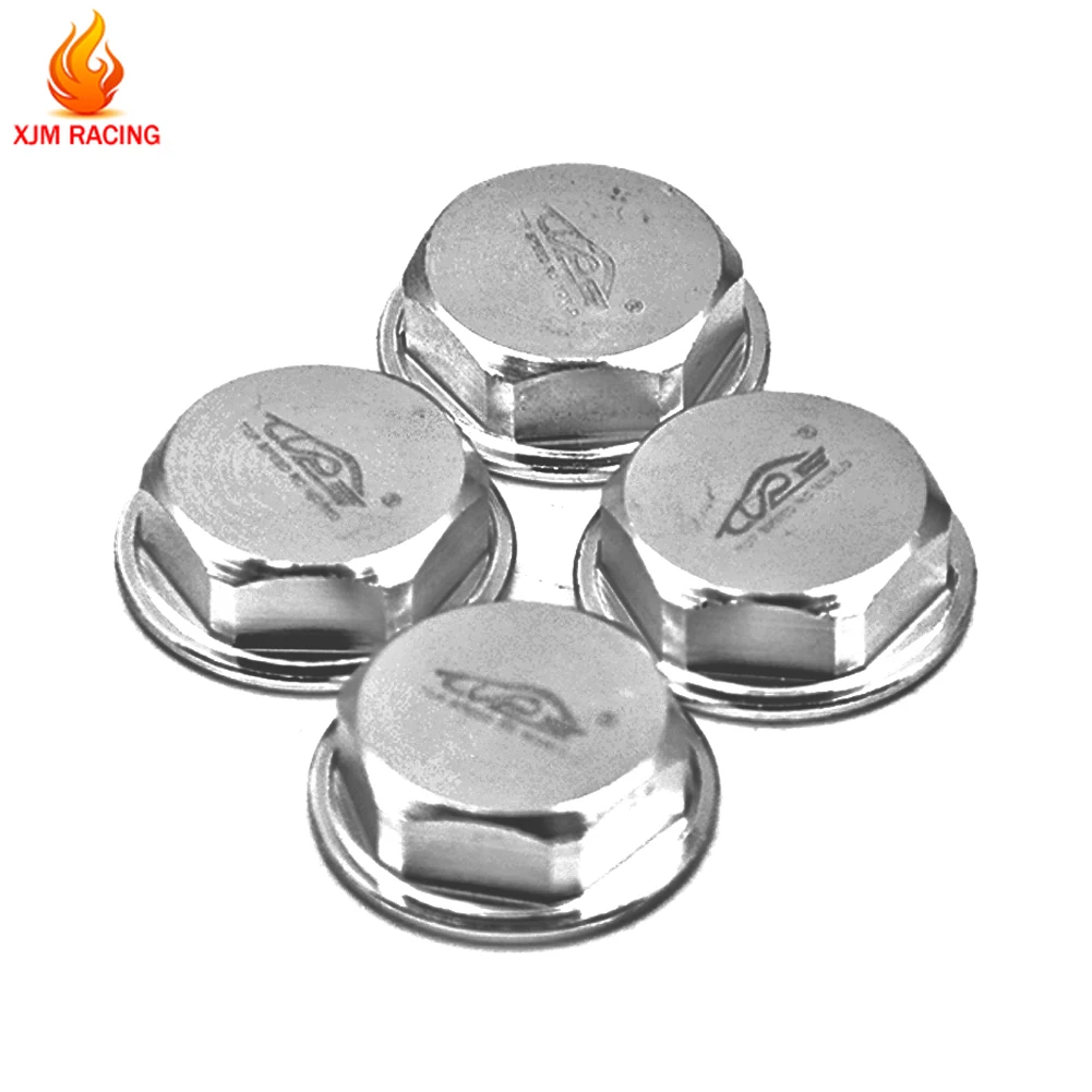 Aluminum Wheel Hub Nut 4PCS/SET for 1/5 Losi 5ive T Rovan LT King Motor X2 HPI ROFUN BAJA 5B 5T 5SC SS Buggy RC CAR GAS PARTS