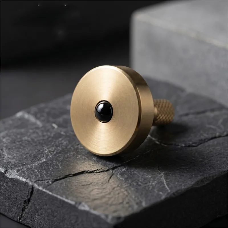 New Copper Stress-Relieving Gyro Hand Twisting Spinning Gyro Desktop Gyroscope Spinner Toy Adults Decompression EDC Toys Gift