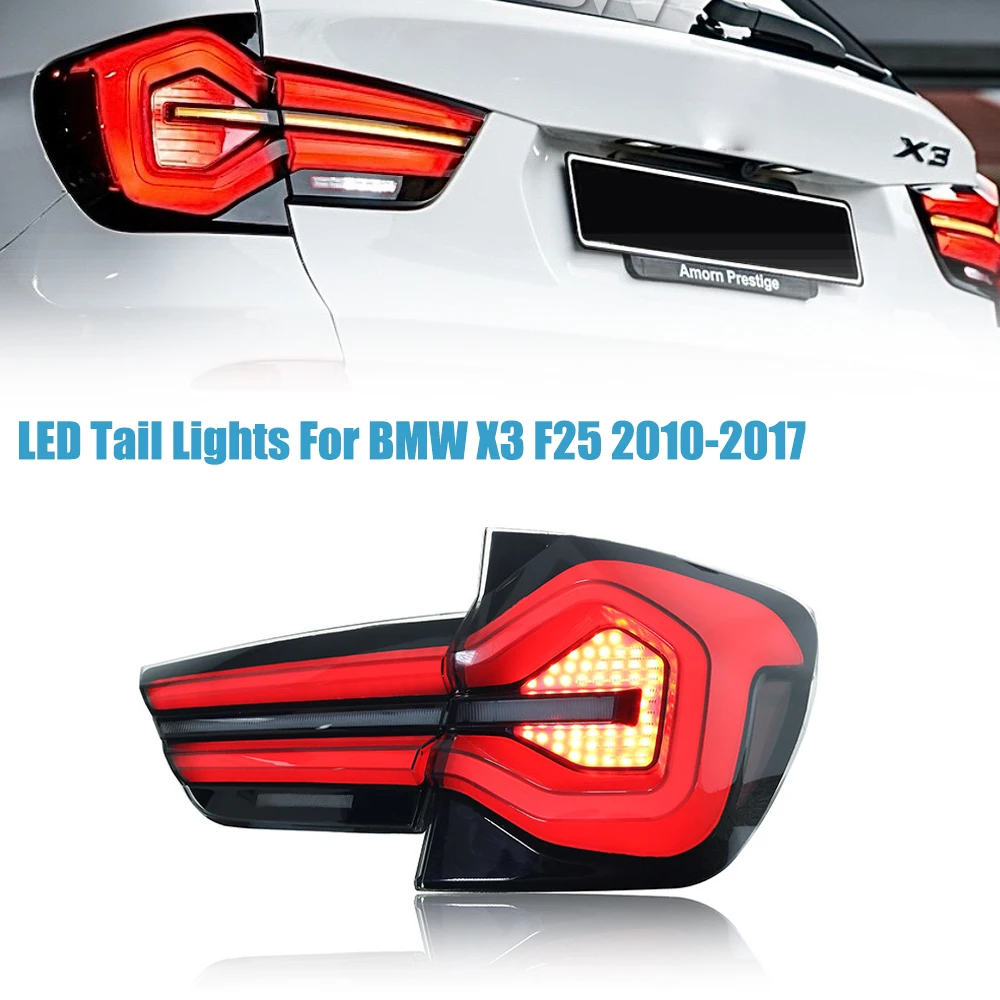 

LED Tail Lights For BMW X3 F25 2010-2017 Rear Taillight Driving Light Brake Reverse Dynamic Turn Signal Light Rear Lamp Assembly