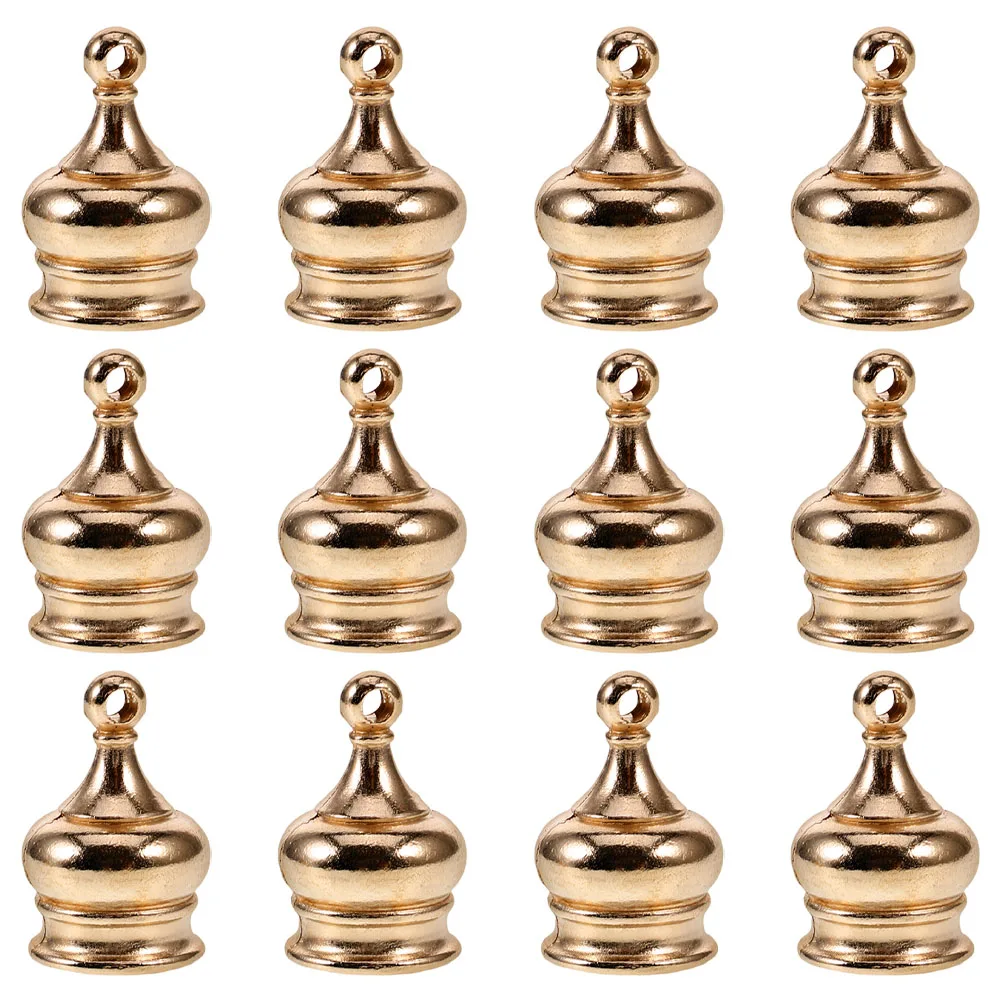 

12pcs Decorative Nut M10x1 Crown Shaped Hand Tightening Lamp Shade Parts Zinc Alloy Craft Products Home Lighting Fixtures