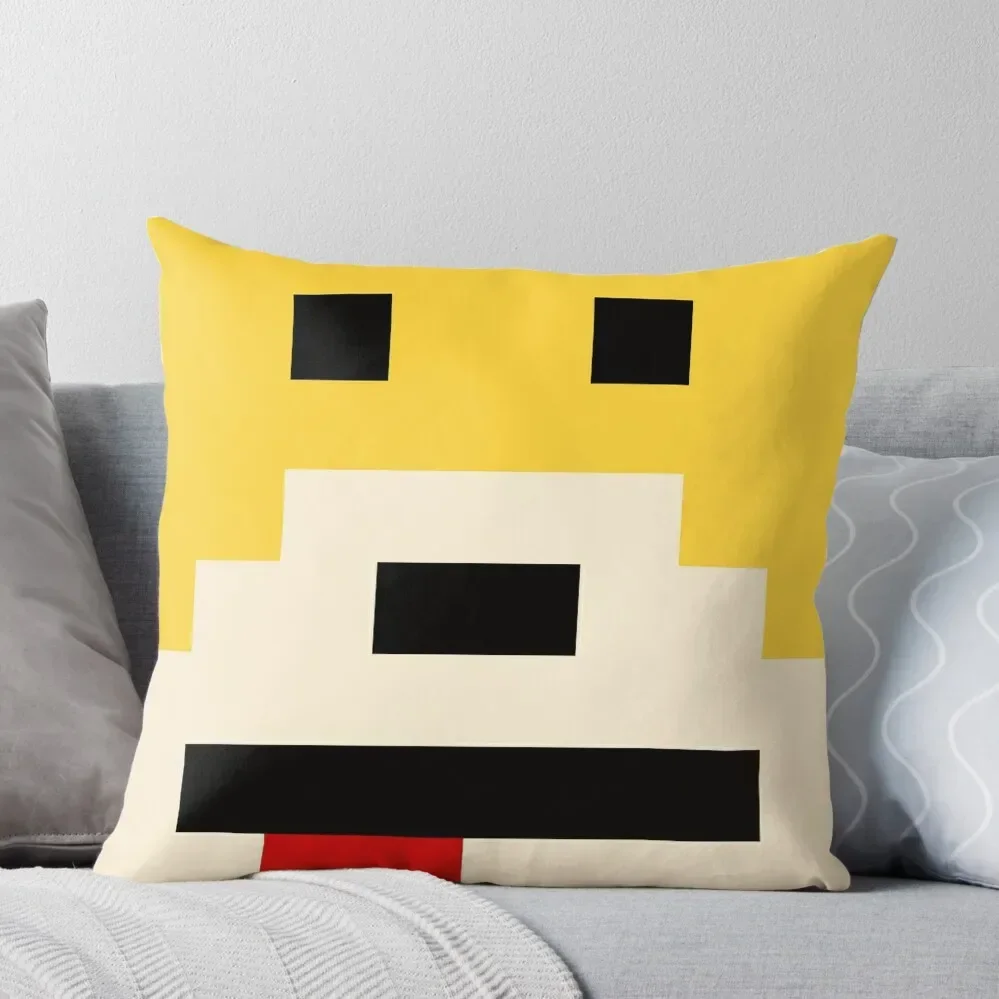 

Mr. Oizo - Flat Eric minimal yellow Throw Pillow Sofa Cushions Cover Christmas Pillow Covers Decorative Sofa Cushion Pillow