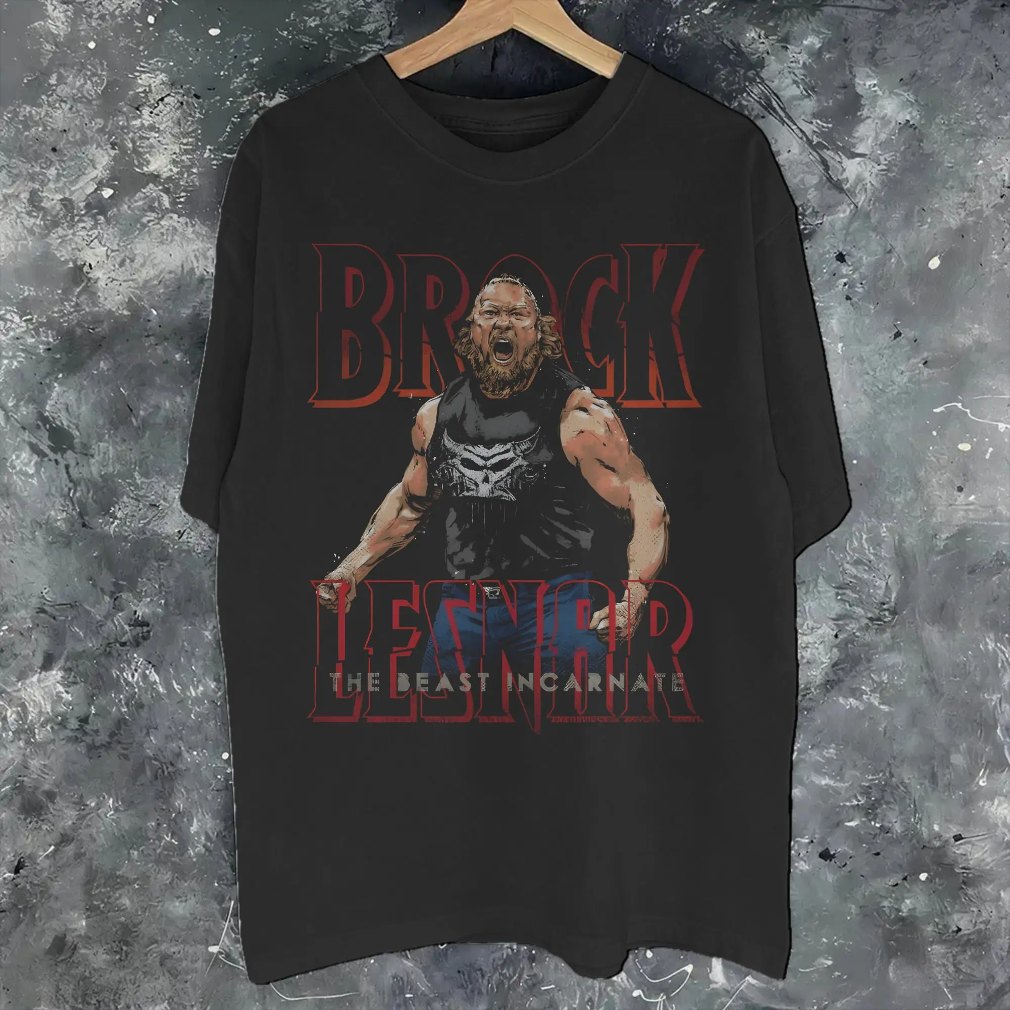 Brocks Lesnars Graphic Printing T Shirt for Men Women  Cotton  Tee Shirt Clothing