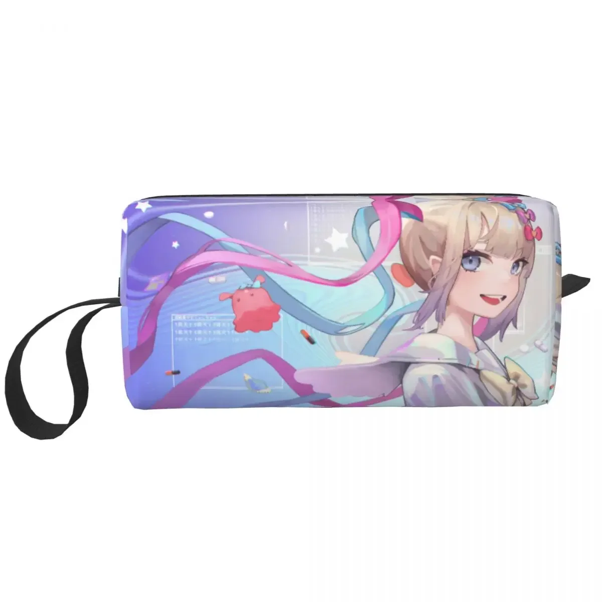 KAngel Ame-Chan Anime Game Makeup Bag Pouch Needy Girl Overdose Cosmetic Bag Travel Toiletry Small Makeup Pouch Storage Bag