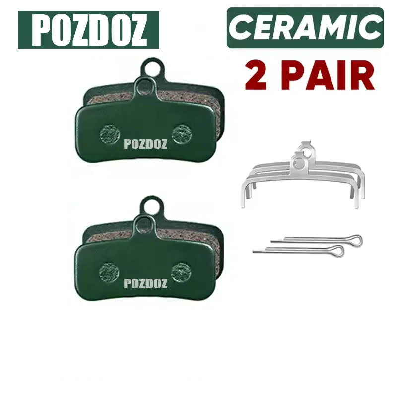 POZDOZ Keramik-Hydraulik-Scheibenbremsbeläge, verschleißfeste Scheibenbremsbeläge für SHIMANO D02S N03A 1/2/4/6/8/10 Paar MTB-Bremsbeläge – Detail 6