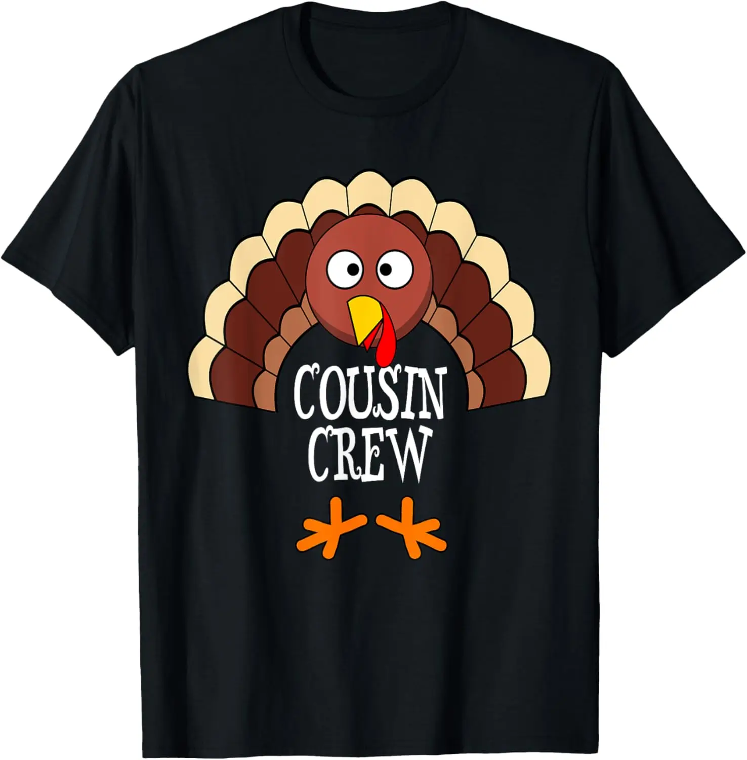 

Thanksgiving Cousin Crew Turkey Group Matching Family T-Shirt