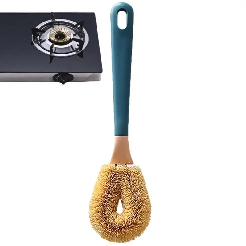 Pot Scrubbing Brushes Kitchen Scrubber Stiff Bristles Brush Portable Dish Scrubber For Sink Pots Pans Kitchen Cleaning Tools