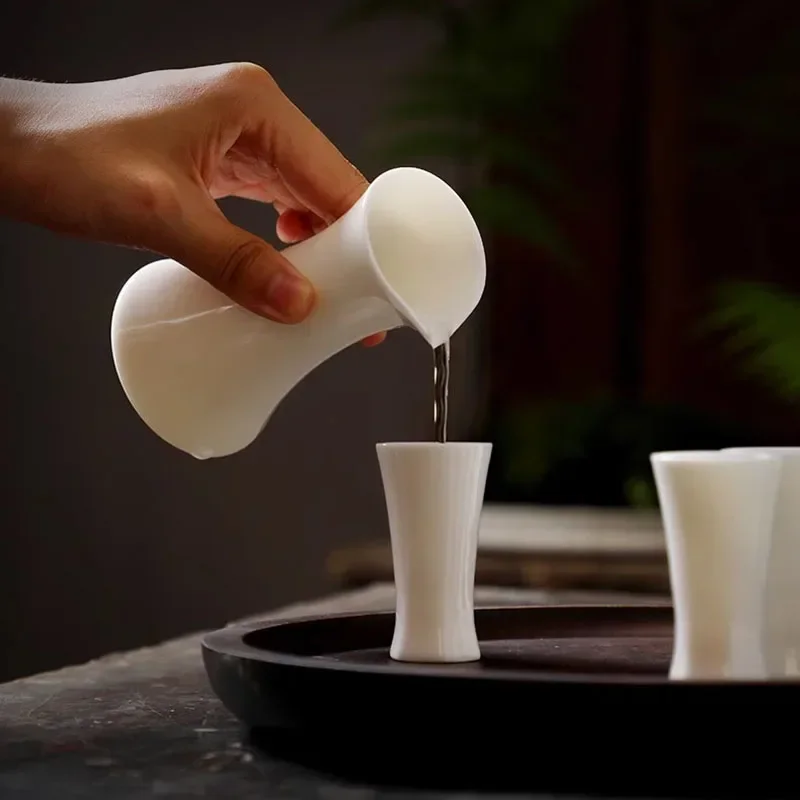 -Juego de tazas de Bartender Skae Para hombre, utensilio de lujo, tienda de licores, cocina, botella de sake profesional, Copas de comedor Para Vino Drinkwar