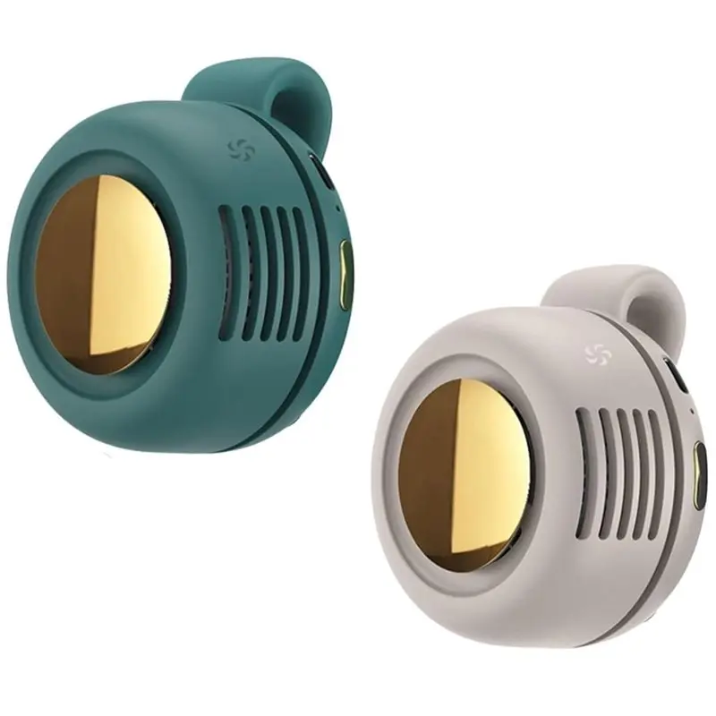 

【PRACTICAL ITEM】Clip-On Mini Bladeless Fan Portable Silent For Shirt& Waist For Outdoor& Travel Accessory