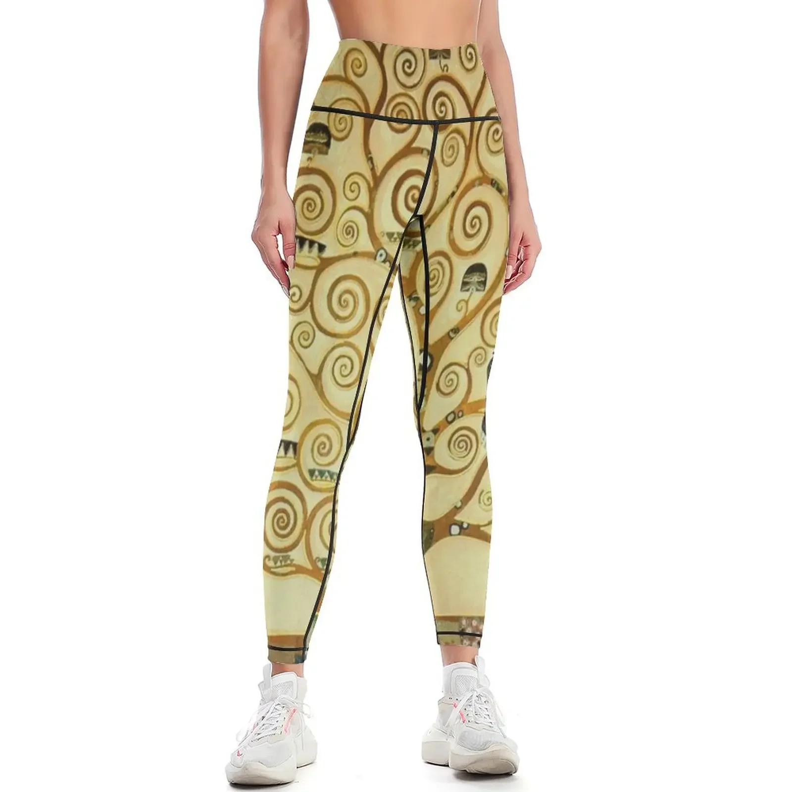 

Gustav Klimt The Tree of Life Leggings workout shorts Fitness clothing Leginsy push up Women sportwear Womens Leggings
