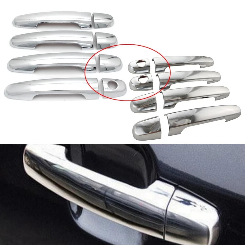 

For Toyota Corolla 2004-2012 ABS Chrome Car Exterior Door Handles Covers Overlays Protection Catch Cap Sticker