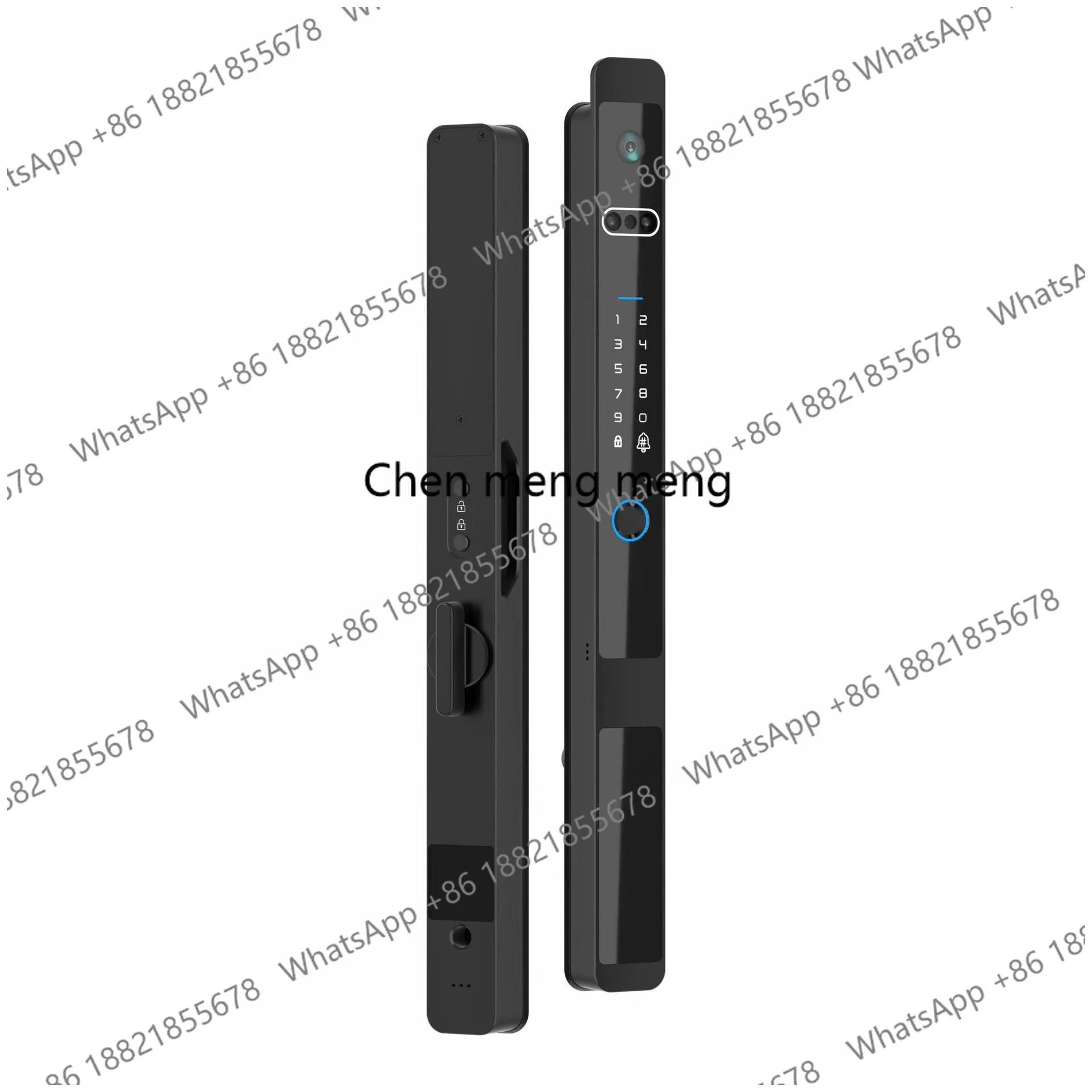 Broken bridge aluminum facial recognition smart lock, password lock, fingerprint smart lock