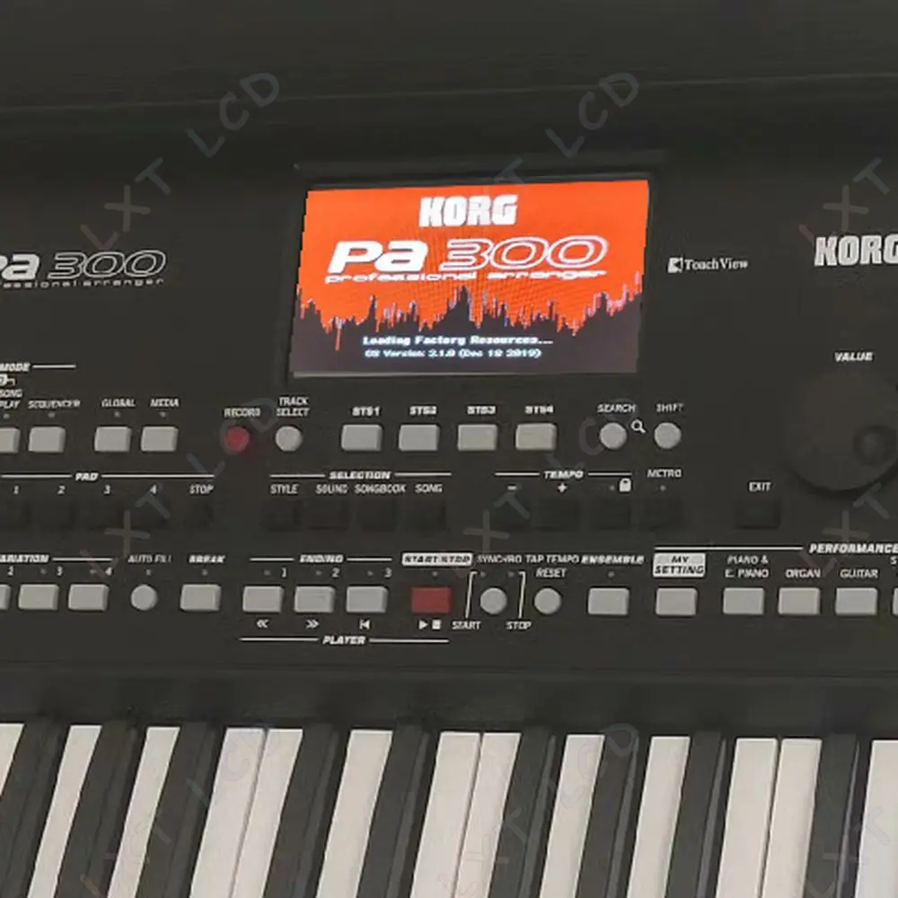 Panel de pantalla LCD para Korg PA300 PA600 PA900 pantalla táctil LCD Original para Korg PA300 PA600 PA900 pantalla LCD PA300 táctil