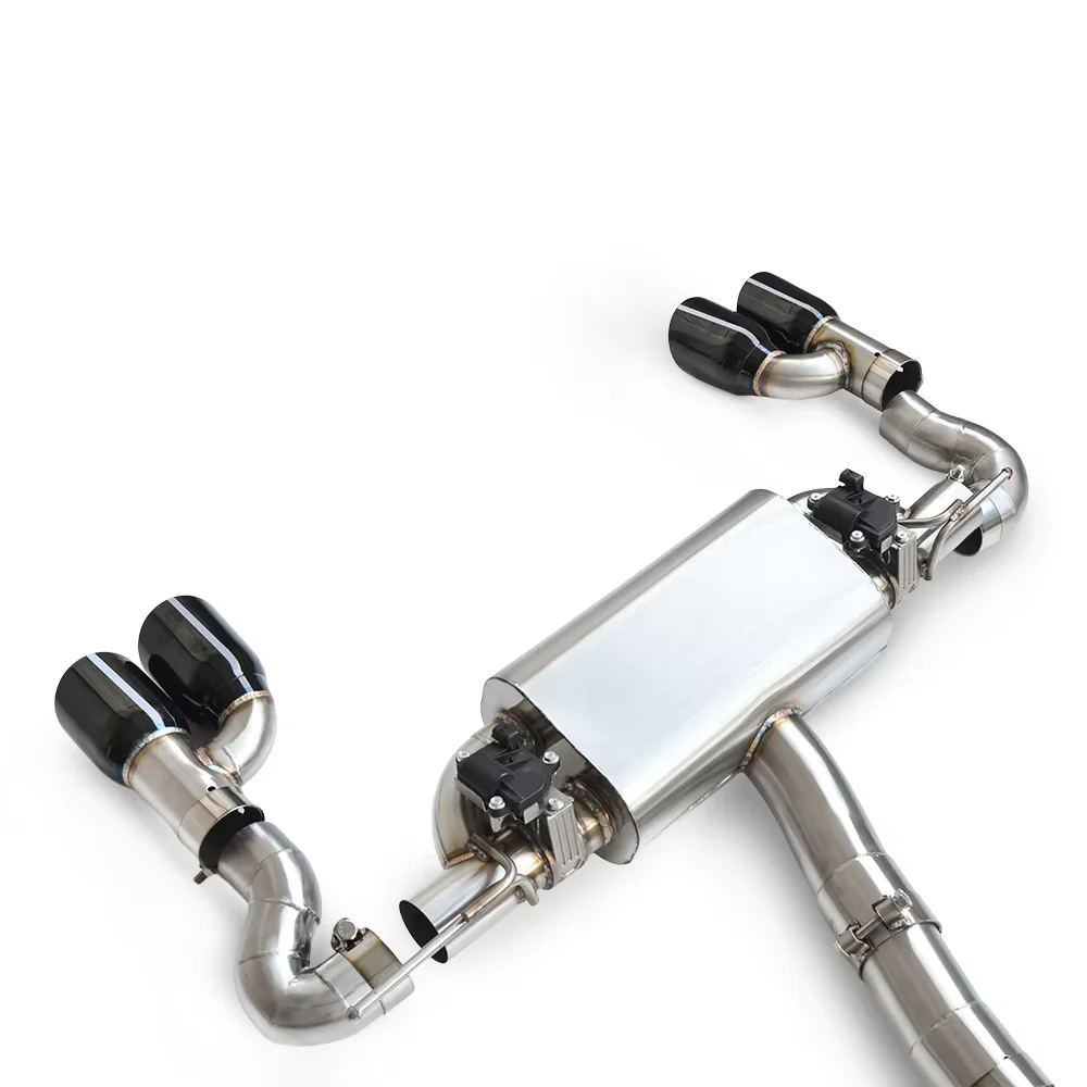 Valve Exhaust cat Back for BMW 330i F30 2.0t 2013-2018 Stainless Steel Four-tip Performance Exhaust Pipe Muffler Modification