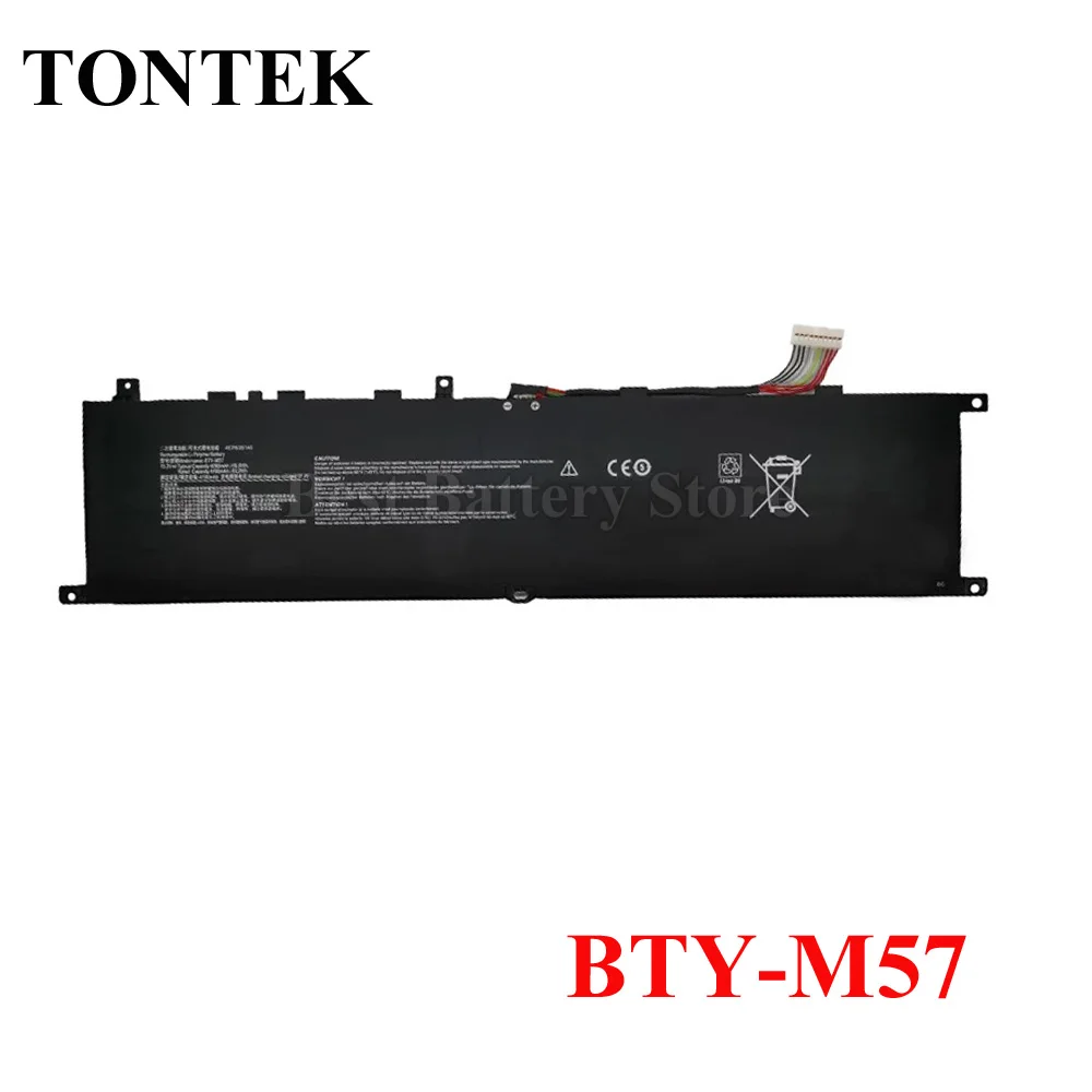 BTY-M57 Аккумулятор для ноутбука MSI GP66 GP76 MS-17K3 Leopard 10UG Series Notebook