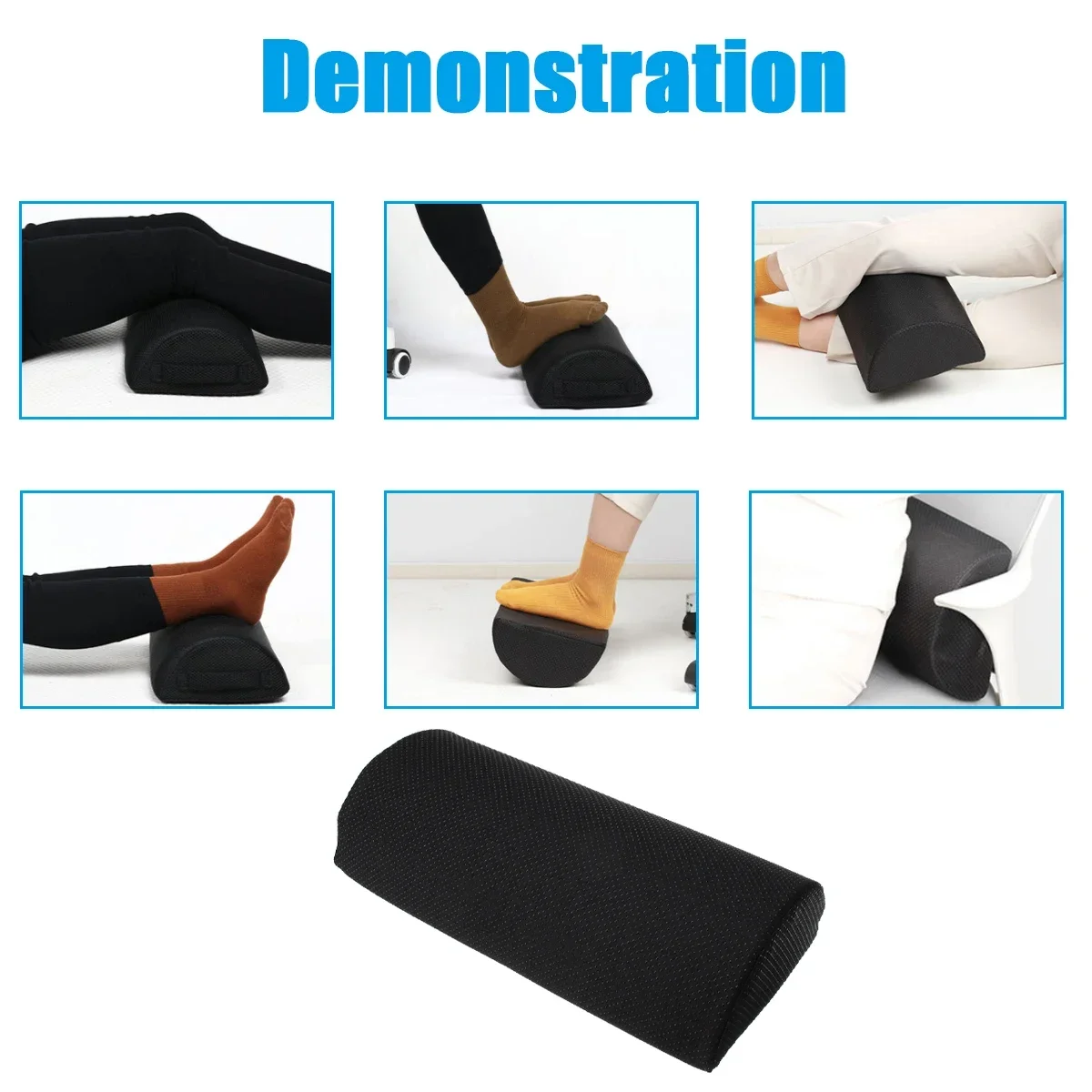 For Neck Knee Leg Spacer Back Lumbar Cervical Spine Support Pregnant Woman D Shape Memory Foam Sleep Roll Pillow Cusions