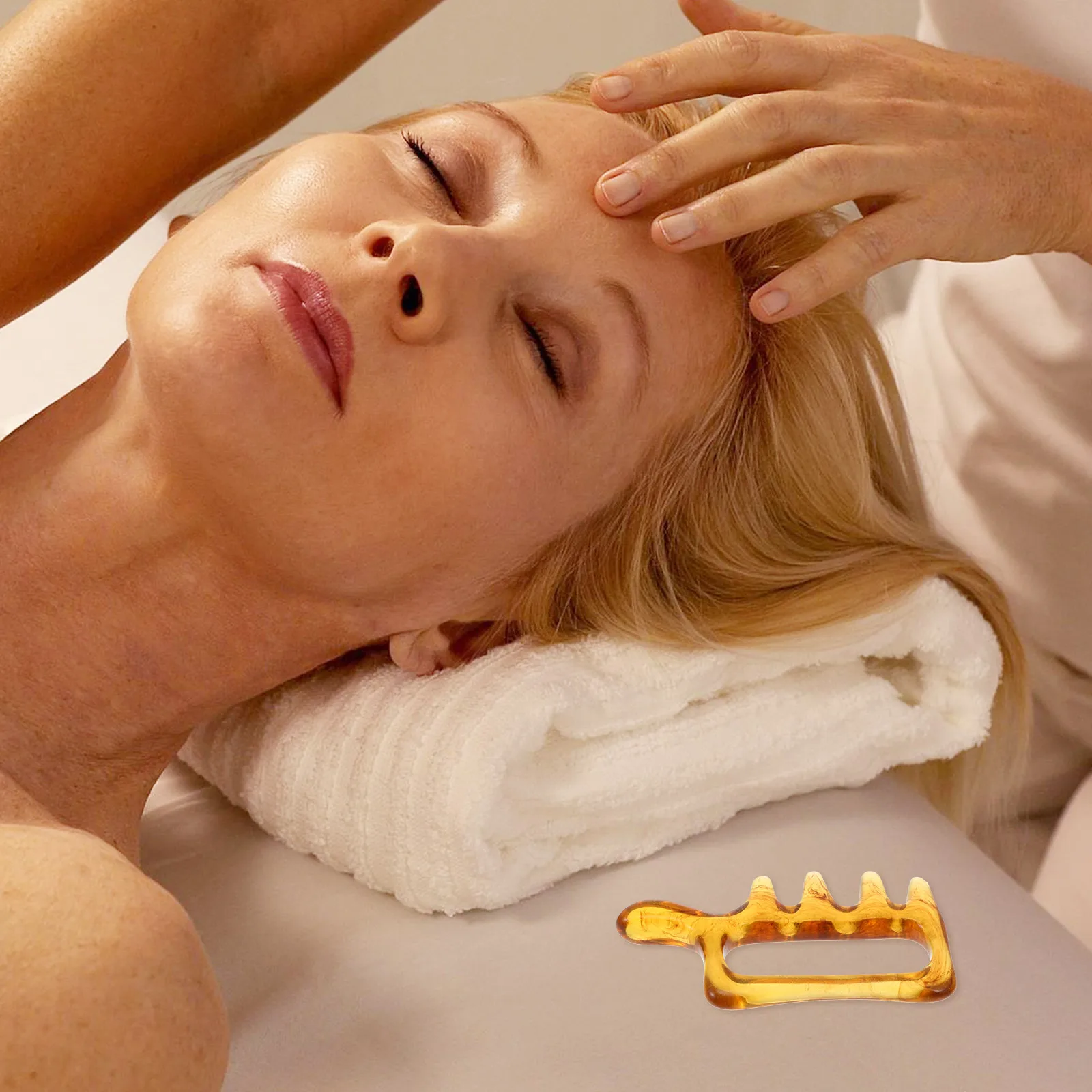 

Massage Tool Practical Massage Tool Use Round Corners Practical Resin Resin Massager Massager Scraping Back Relaxation