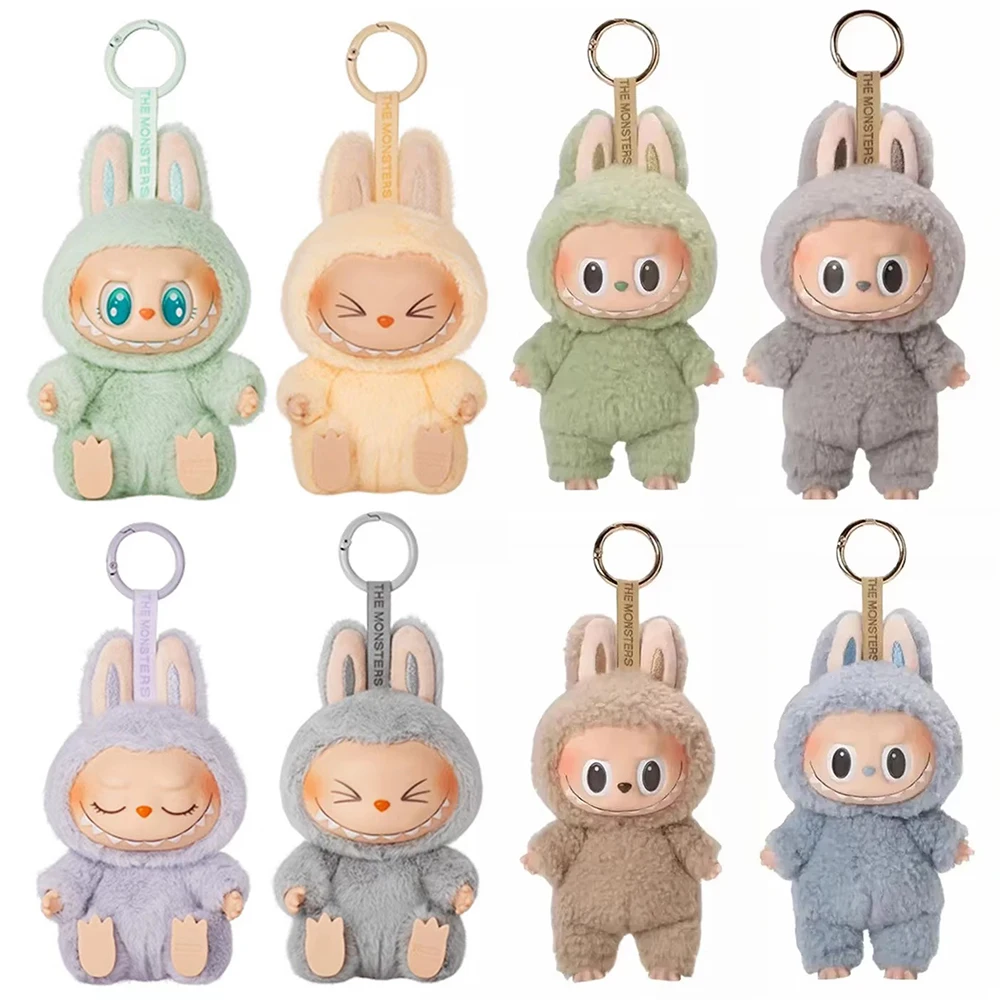 

Cute Labubu Figure Keychain The Monsters Lisa Macarrr Toy New Vinyl Doll Kawaii Backpack Pendant Decoration Chlid Birthday Gifts