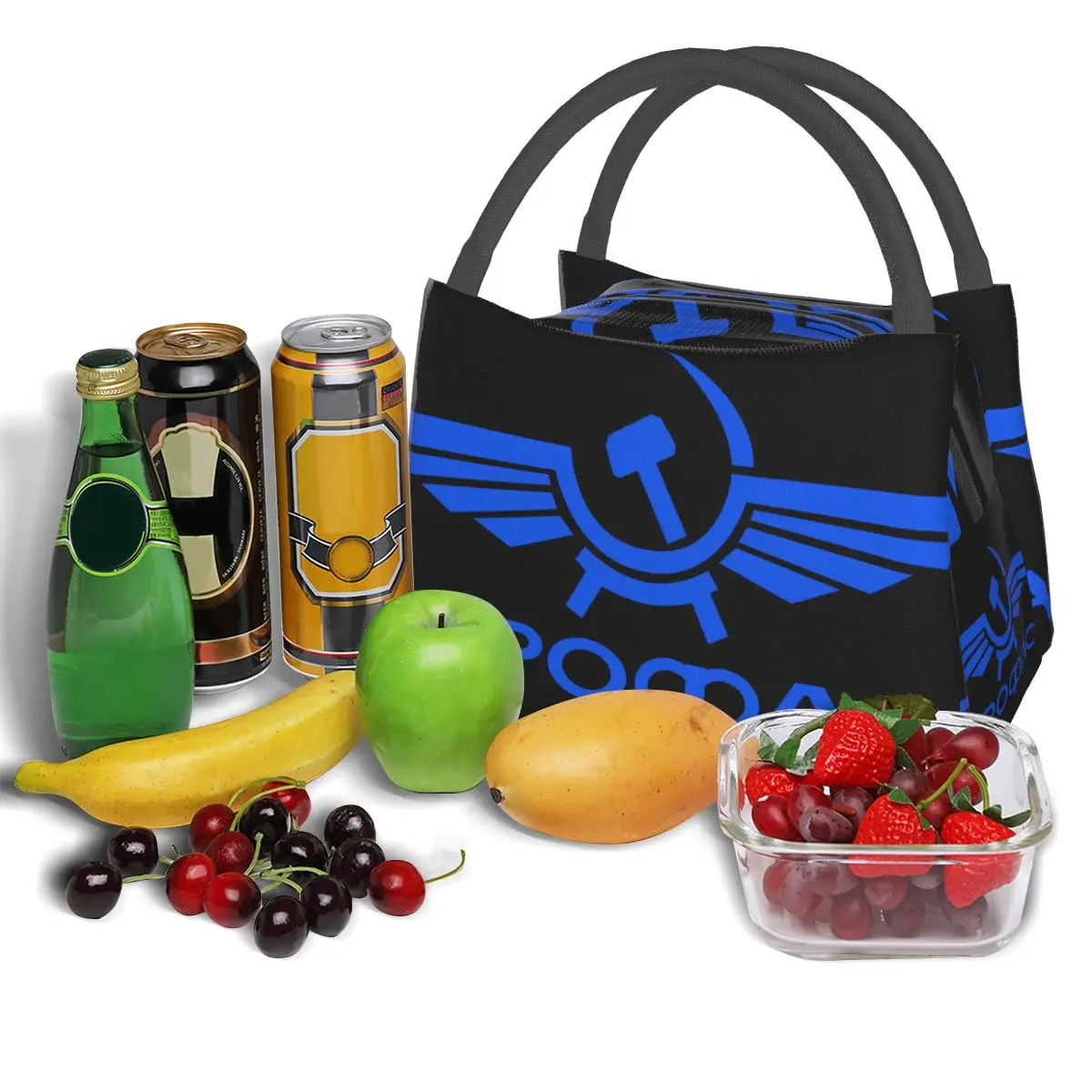 Aeroflot Soviet Airlines Portable insulation bag for Cooler Thermal Food Office Pinic Container