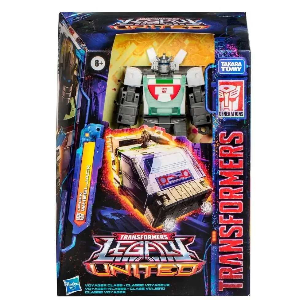 Em estoque hasbro transformadores legado origem unida wheeljack voyager classe figura de ação robô anime modelo brinquedos crianças presentes