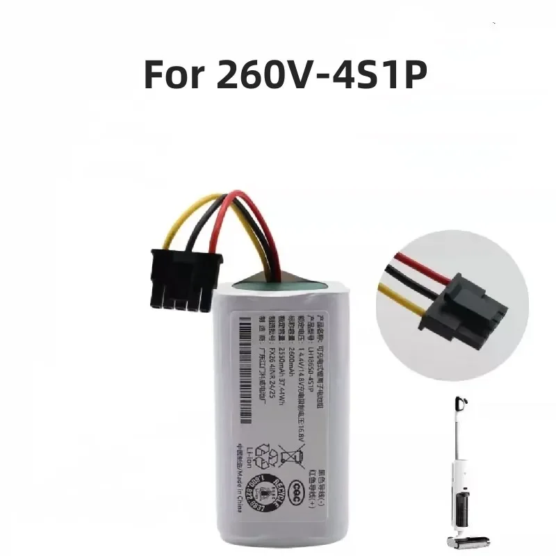 

2800mAh for Xiaomi Mijia 260V-4S1P 3C Plus C103 2 Lite Mop 2 PRO MJSTL E10 B112 Vacuum Cleaner Battery